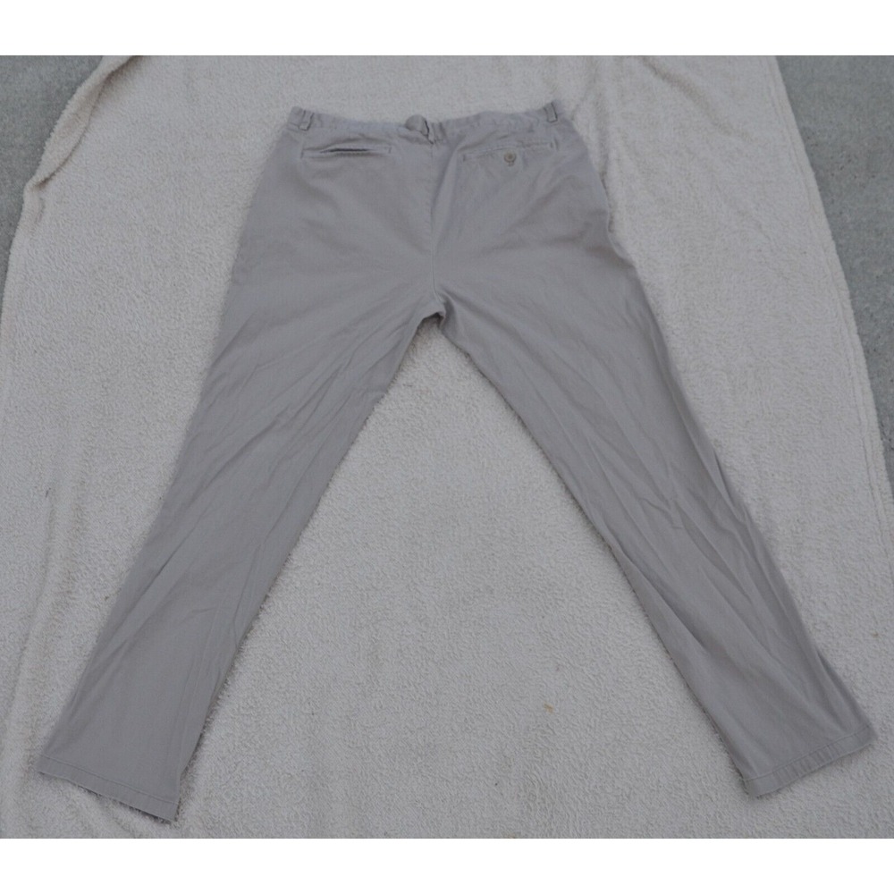 Vineyard Vines Pants Men 38X32 Khaki Flat Front Club Chino Straight Leg Prepcore - Picture 8 of 8